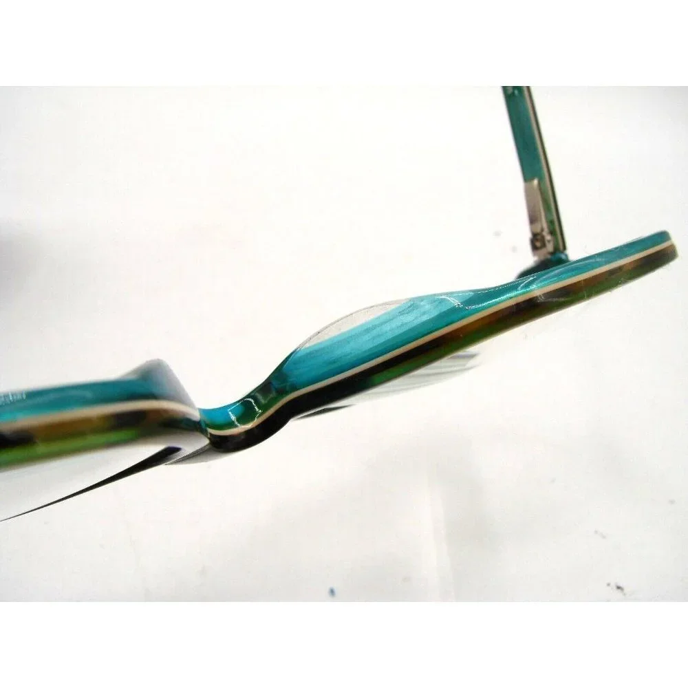 William Morris England Design Eyeglass Aqua Frames Womens WM9068 53-14-138 Case